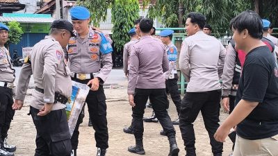 Aksi Unjuk Rasa Puluhan massa di Prabumulih Berlangsung Tertib