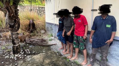 Curi Sapi dan Kambing Pakai Avanza, 4 Pelaku Dibekuk Polres