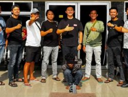 Tekab Sunyi Senyap Ringkus Pencuri Besi di Jalan Pipa