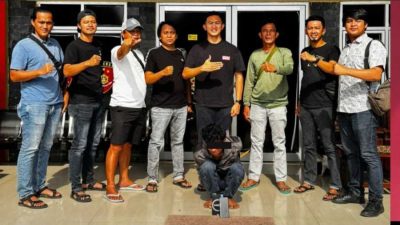 Tekab Sunyi Senyap Ringkus Pencuri Besi di Jalan Pipa