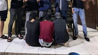 Tiga Remaja Ditangkap Usai Curi Kabel di Prabumulih