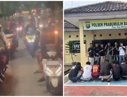 7 Remaja Prabumulih Ditangkap Usai Konvoi Sajam