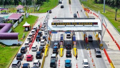 Arus Balik Tol Sumatra Masih Ramai Kendaraan